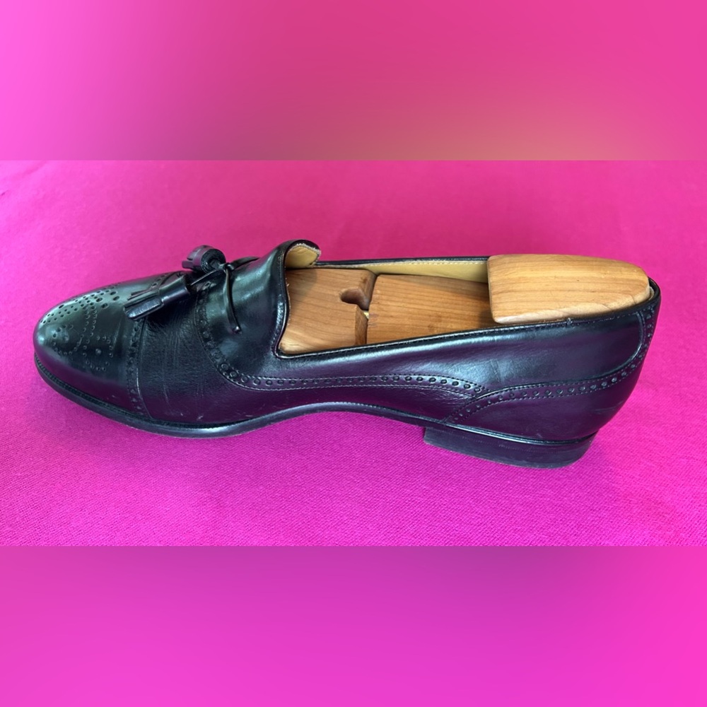 Mezlan Havana Brogue Cap Toe Tassel Loafer - Picture 3 of 7